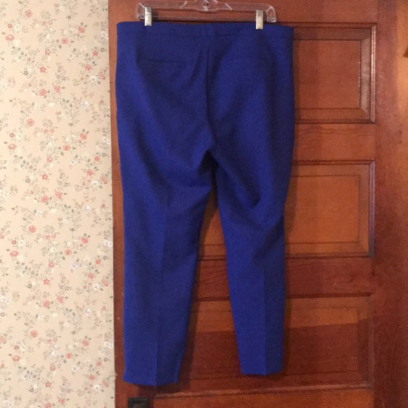J. Crew Wool Martie Pants Royal Blue - Picture 3 of 8